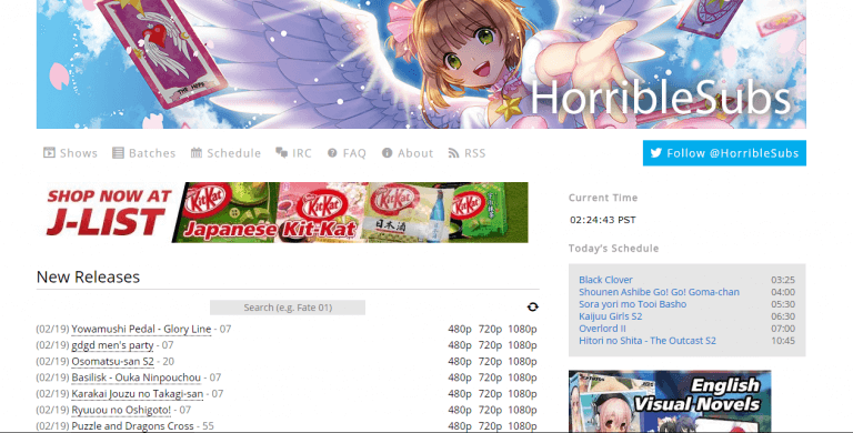 Anime Websites Not Blocked